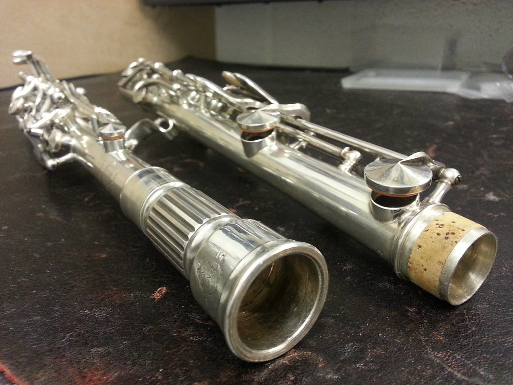 Selmer Metal Clarinet | We have just finished a full re-pad … | Flickr