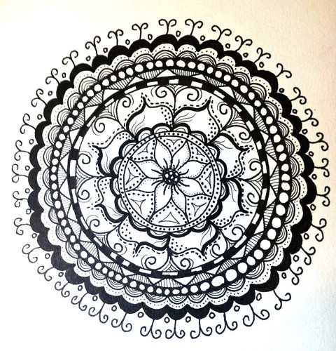 A new #mandala - #doodle #zentangle | Uploaded from Streamzo… | Flickr