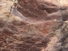 Hand Pictographs, Willow Springs, Red Rock Canyon National Recreation Area, Las Vegas, Nevada
