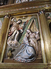 Convento de Santa Isabel - Anunciación, de Juan Imberto, en el retablo mayor de la iglesia