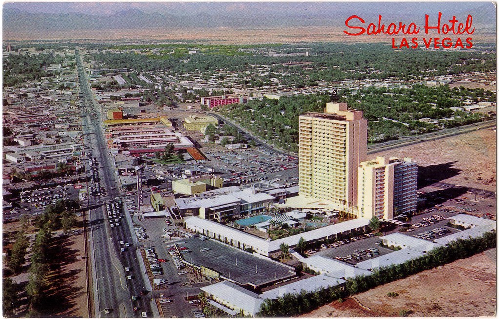 RETRO LAS VEGAS: 1960s Sahara Hotel Postcard | View ...
