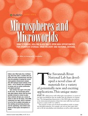 Microspheres and Microworlds