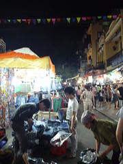 Night market near Hoan Kiem Lake