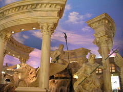 Sculpture inside Caesars Palace