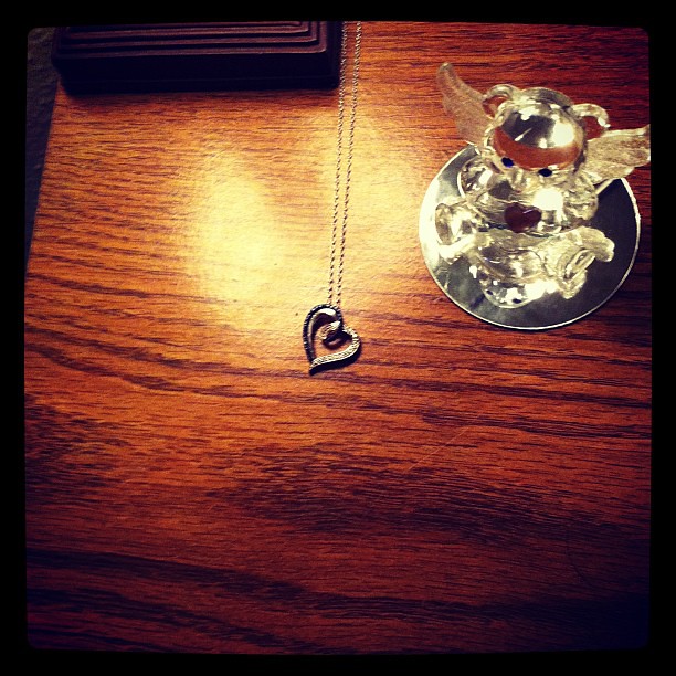 Kay Jeweler's Heart necklace from Ernie. My early Valentine's day gift ...