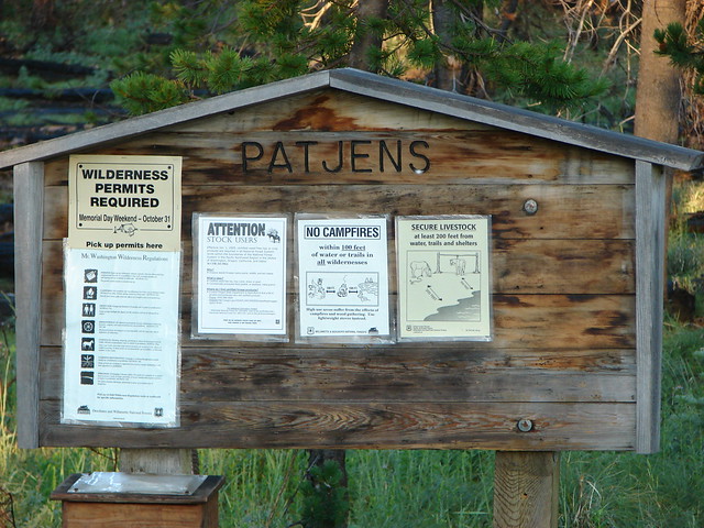 Patjens Lake Trailhead