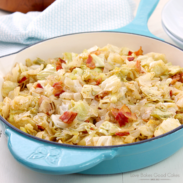 Southern Bacon Fried Cabbage