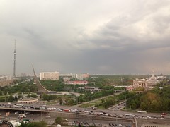Thunder storm from Hotel Cosmos
