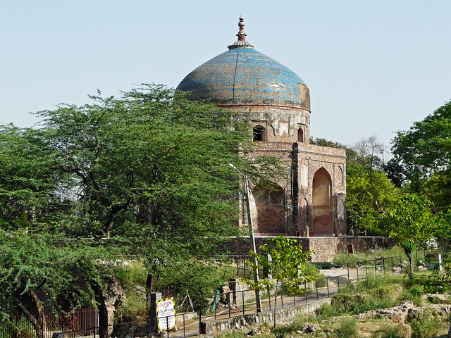 Alrededores de la tumba de Humayun (Delhi, India)