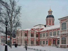 inside the Alexander Nevsky Lavra