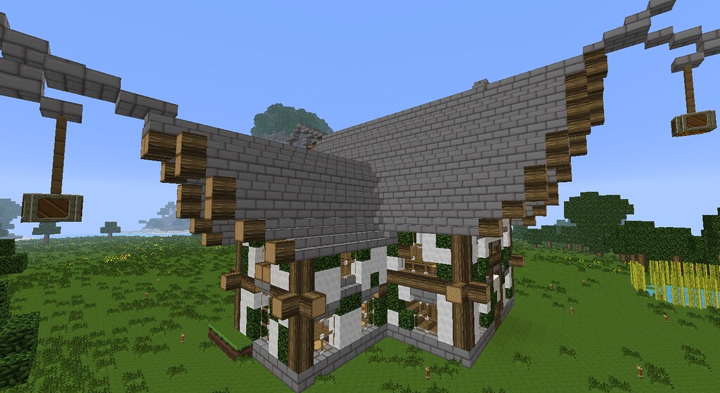 Maison elfique/ Elven home Minecraft  une jolie petite 