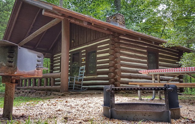 A typical CCC cabin at Westmoreland State Park in Virginia