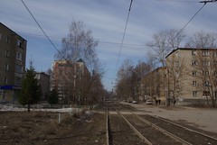 Ryazan tram line to depot
