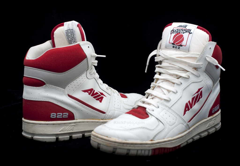 Avia 822 | Avia 822 white/grey/red basketball sneakers - rel… | Flickr