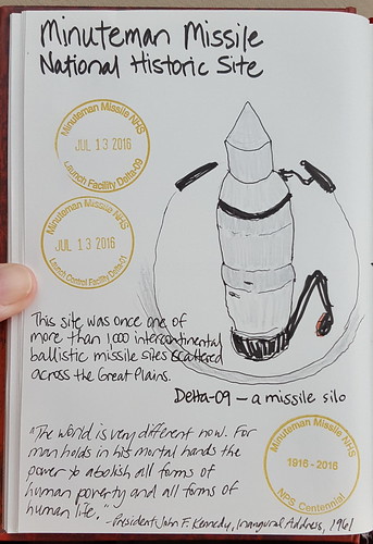 My sketch of Minuteman Missile NHS