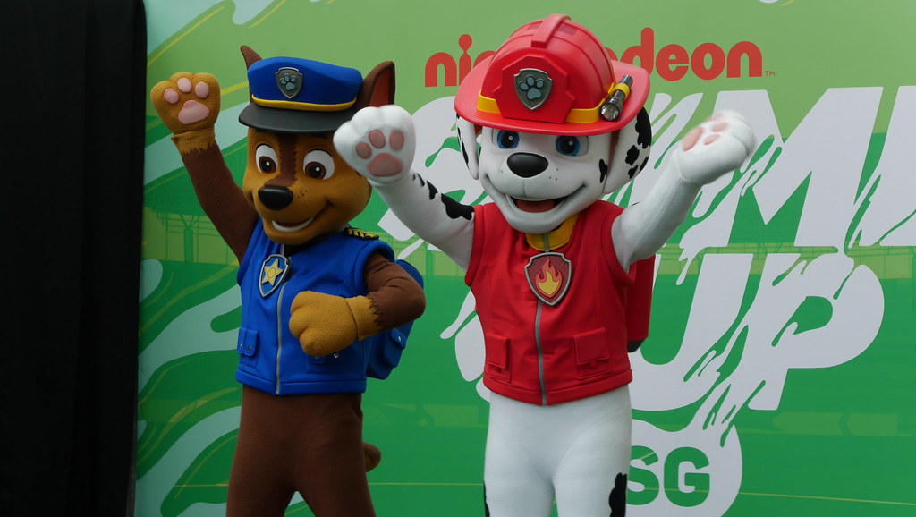 Chase and Marshall from PAW Patrol 