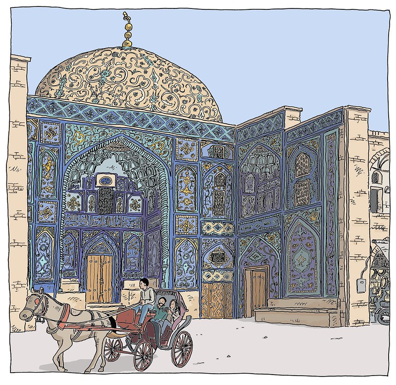 Iran, Esfahan, Sheikh Lotfollah Mosque