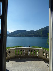 Villa Carlotta - terrace view of Lake Como - top terrace near villa entrance