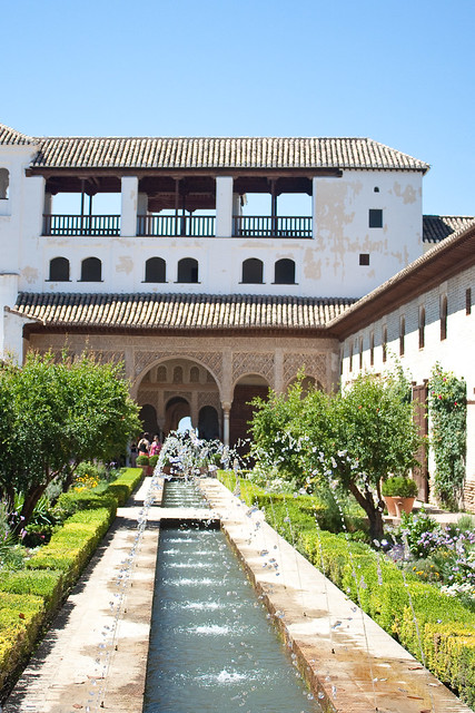 Alhambra. Granada, Spain. Generalife Gardens