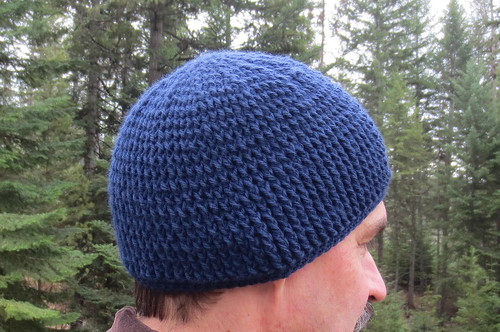 Thick Front Post Crocheted Hat