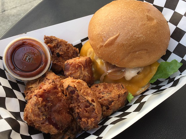 WhipOut slider & Fried chicken pups - WhipOut! Food Truck
