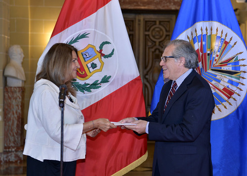 Nueva Representante Permanente de Perú ante la OEA presenta cartas credenciales