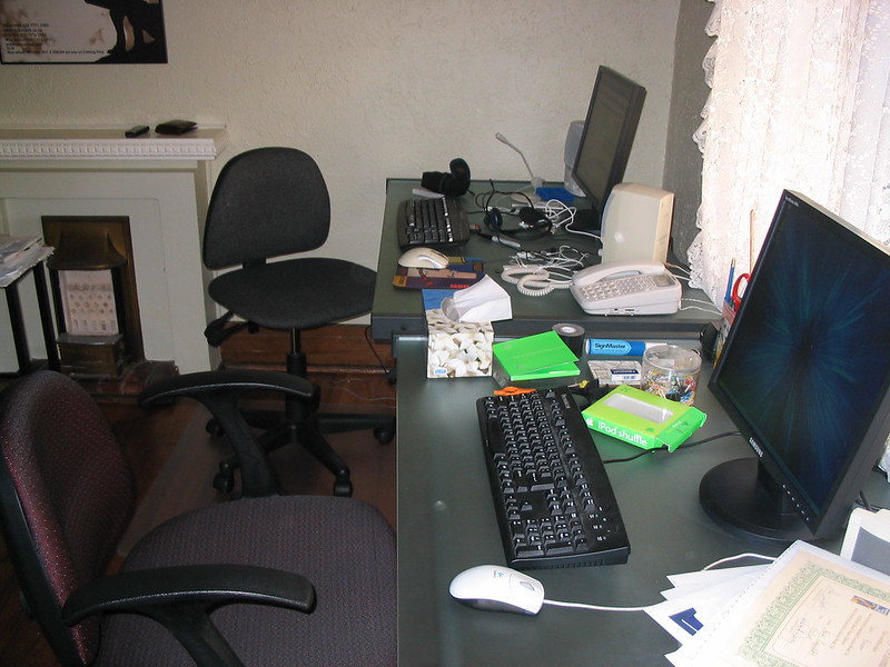 My desks at home (August 2006)