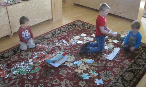 starting the puzzles . . .