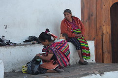 Chichicastenango market, three generations