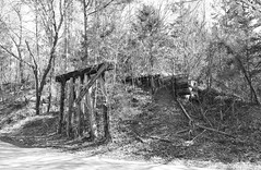 Abandoned Railroad Trestle over Jordan Creek & CR 3313, Cuney, Texas 1502131204abw
