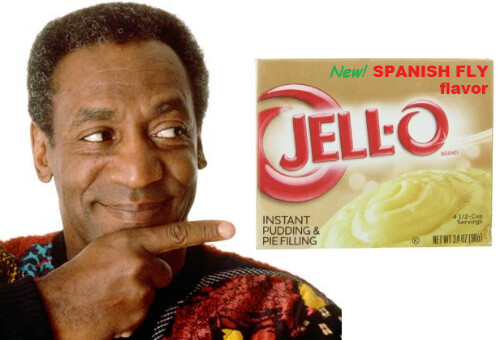 Bill Cosby Lands In the Pudding