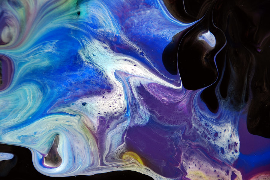 Purple & Blue Fluid Movements | This is a detail image from … | Flickr