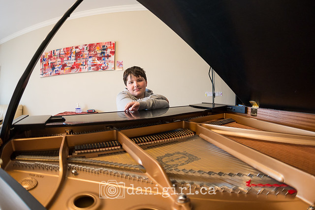 Lessons on a grand piano