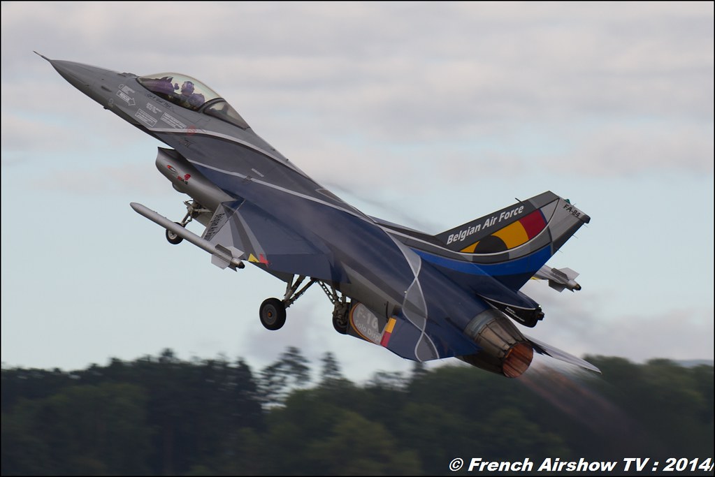 Belgian Air Force F-16 Solo Display , The F-16 Solo Display Belge (BE) , AIR14 Payerne , suisse , weekend 1 , AIR14 airshow , meeting aerien 2014 , Airshow