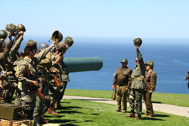 Ariete 2016: La recreación del Desembarco de Normandía en la antigua batería de La Coruña 28901419090_1cc3a9d5f3_c