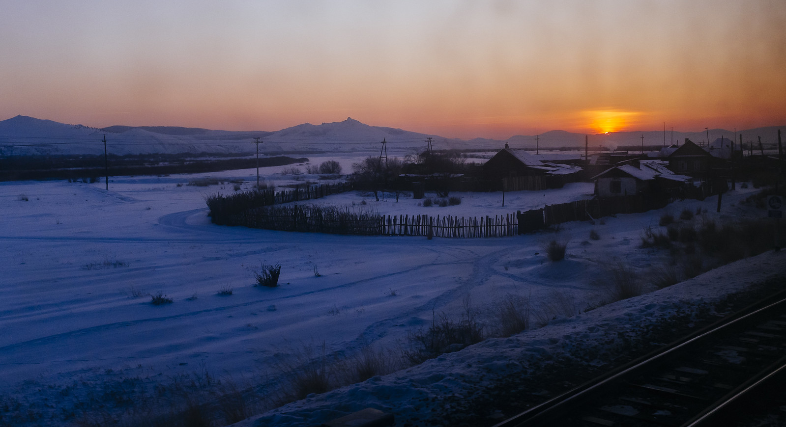 Travel Trans Siberian Railway | Sunset In Siberia