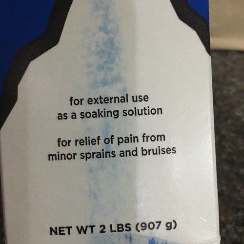 Epsom salt for external use