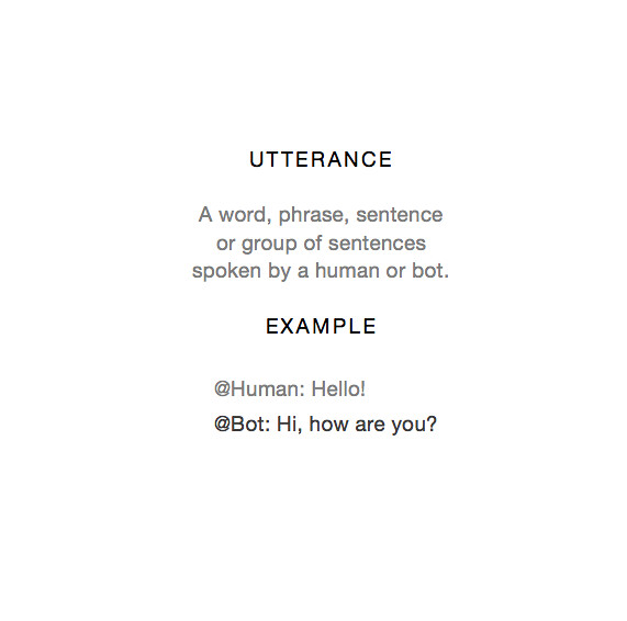 utterance examples