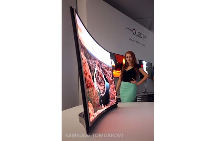 OLED TV Samsung ultra thin surfaces only $ 13,000