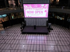 Mall of America rotunda thoroughly pacified in pink