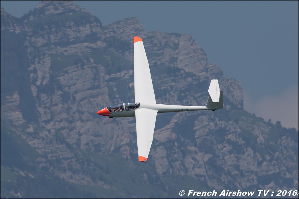 Les planeurs de Challes (CSVVA), F-CLIN , planeur voltige , Grenoble Air show 2016 , Aerodrome du versoud , Aeroclub du dauphine, grenoble airshow 2016, Rhone Alpes