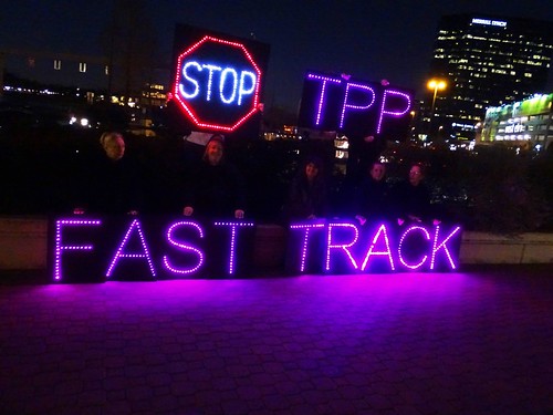 Dallas Rolling Rebellion Advocates for Net Neutrality and Takes on TPP &amp; Fast Track
