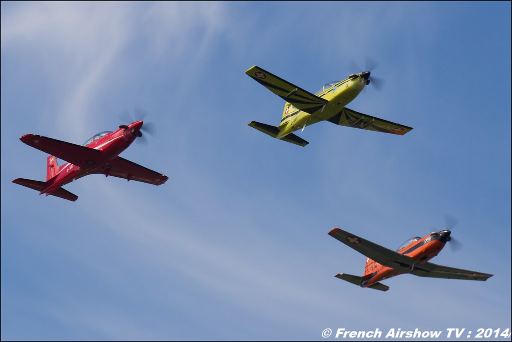 Pilatus Aircraft , PC-21 , PC-7 , PC-9 , AIR14 Payerne , suisse , weekend 1 , AIR14 airshow , meeting aerien 2014 , Airshow