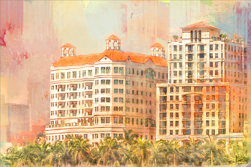 Image of buildings along the ICW in West Palm Beach, Florida