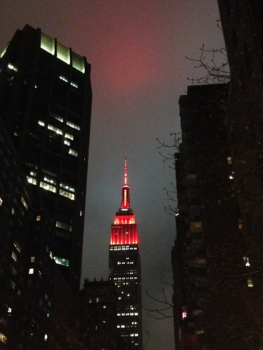 Empire State Building, Valentine's Day, NYC. Nueva York