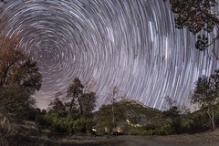 More star trails at Cuyamaca Rancho State Park