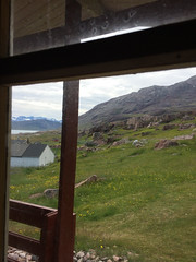 View from cabin in Igaliku, Greenland