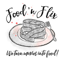 Food 'n Flix Club Logo