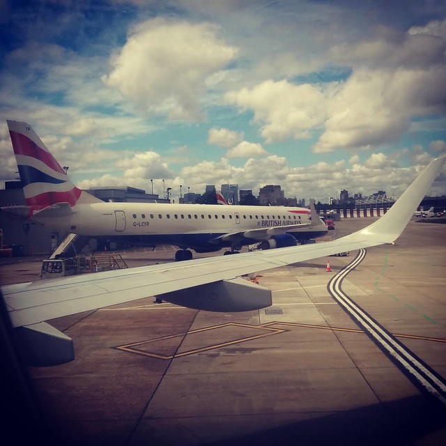Embraer 190s at London City Airport