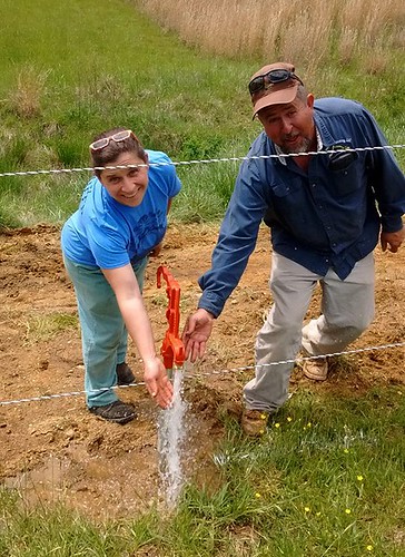 A NRCS-designed irrigation system was installed at Plenty! Farm in May 2016 with funding from the Roanoke Women's Foundation. 